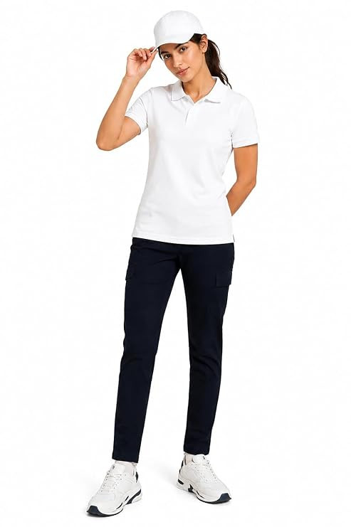 Women's Sports Light Weight Polo t Shirt for All Games