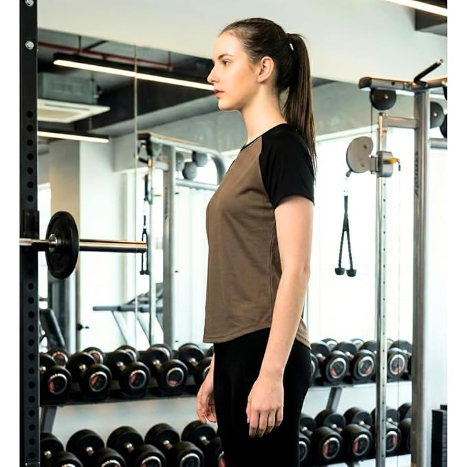 Gym T Shirt for Women Combo, Combo T Shirt for Women, Half Sleeve (Pack of 1)
