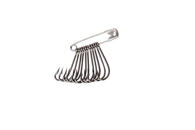 TA High Carbon Steel Jig Jag Fishing Hook -10pcs Fishing Hook