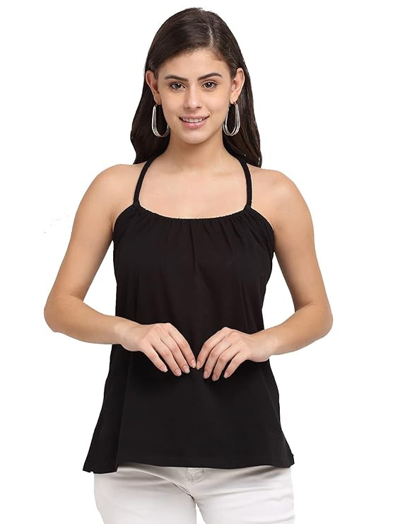 Women's Solid Color Cotton Tank Top