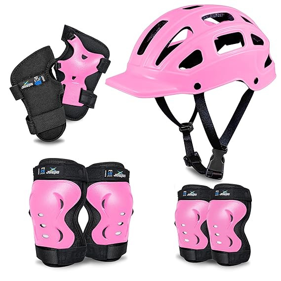 TA Tyro Complete Protective Gear Set for Kids | Helmet with Knee Pads, Elbow Pads & Wrist Guards for Skating, Cycling & Skateboarding (6-14 Years)
