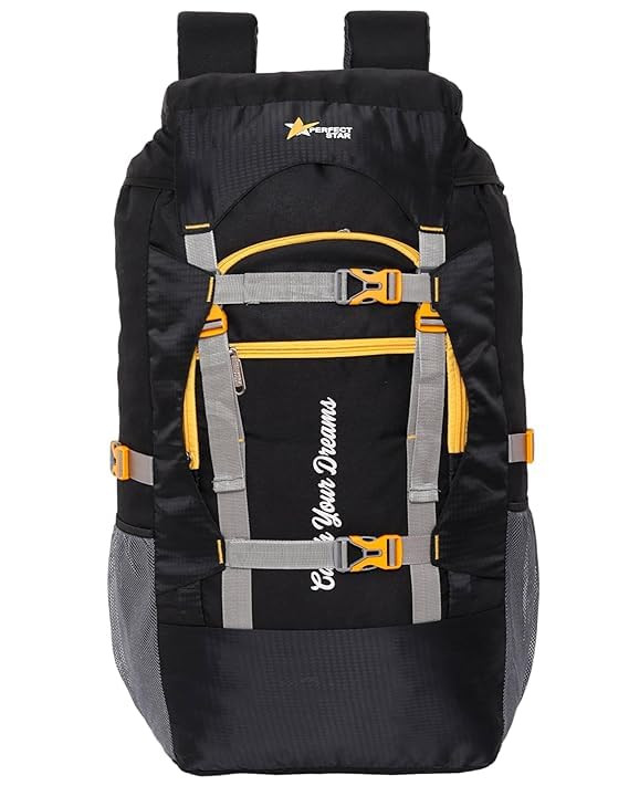 TA Hiking Rucksack, 70L Travel Backpack, Water Resistant Trekking Bag for Men & Women