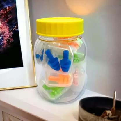 TA Reusable Ear Plugs – 7 Pairs Soft Silica Gel Noise Reduction Earplugs with Storage Box, for Sleeping, Meditation, Swimming, Travel – For Adults and Kids – Assorted Color