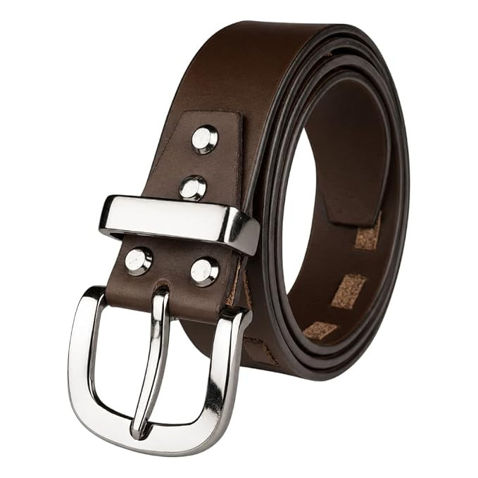 TA Genuine Leather Braided with Metal Buckle