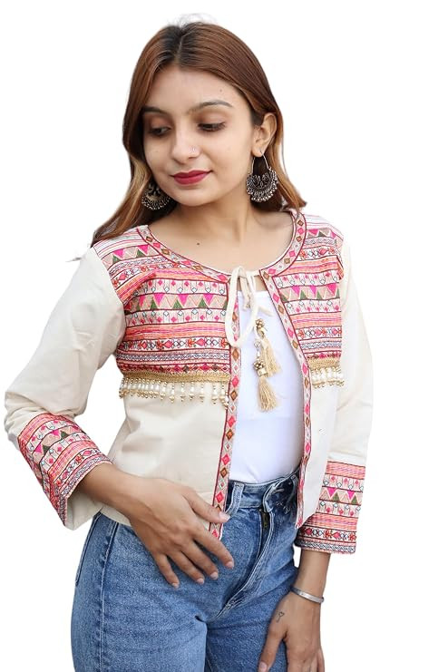 TA Women's Embroiderd Ethnic CT RL 39 jacket or koti