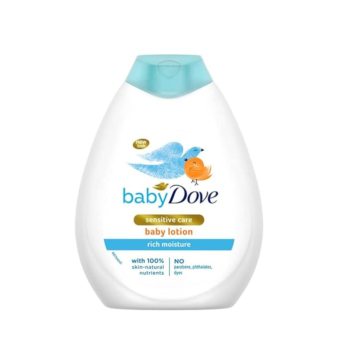TA Baby Dove Rich Moisture Nourishing Baby Lotion 400 ml, With Moisturising Cream, Gentle Care for Baby's Soft Skin