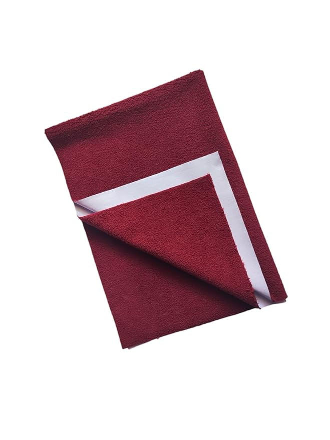 TA New Born Baby Urine Sheets Waterproof, Bed Protector Baby Dry Sheet, Baby Dry Mats Waterproof and New Born Baby Products (Maroon, Small)