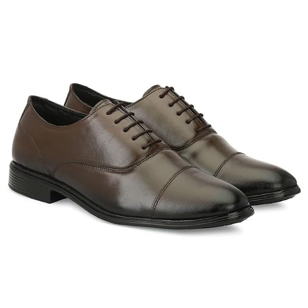 TA Formal Leather Shoes for Men | Slip-On Dress Shoes | Soft Cushioning | Daily Office & Casual Use
