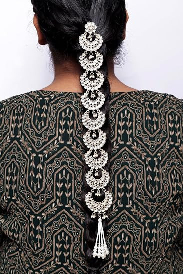 TA accessorie for Choti jewellery || wedding hair jewelery for women decorative accessories braid & gut accessorie & Haryanvi choti braid vines For women, Girls