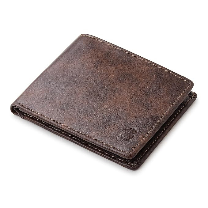 TA Leather Wallet for Men | Slim Bifold Design | Lightweight & Durable | Everyday Use