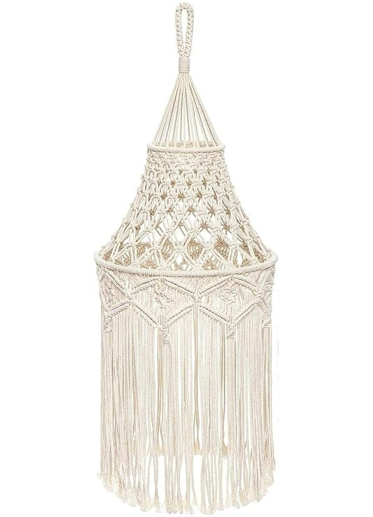 TA  Lamp Shade Boho Hanging Pendant Light Cover Modern Office Bedroom Living Room Nursery Dorm Room Bohemian Home Decor