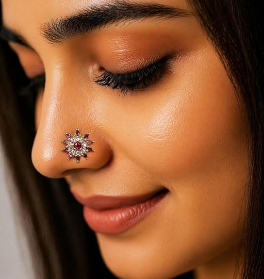 TA Nose_Pins for Women, Durable with Secure and Comfortable Fit