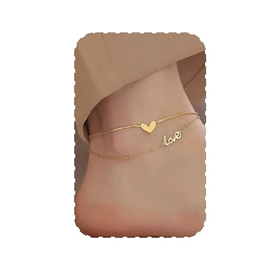 TA Gold Plated Stainless Steel Payal Anklets For Women Girls Fancy Paayal Pattilu Pajeb Payel Ankle Chain Payl Paijan Kolusu Leg Chain Jewellery Gift For Wife & Girlfriend