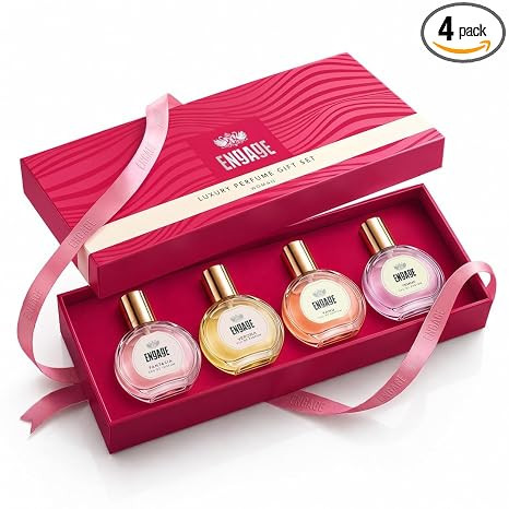 TA Engage Gift Assorted Luxury Perfume Set for Women 100ml (25ml x 4) | 4 Unique EDP Fragrances | Long Lasting | Travel Size Perfume Combo|Birthday, Anniversary | No Paraben |Dermat-Tested
