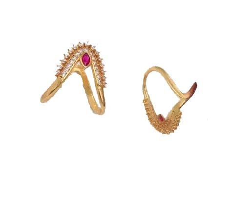 TA Brass Gold Plated Vanki Ring For Women