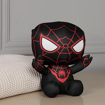 TA Mirada Marvel Black Spiderman Soft Plush Toy – 23cm | Official Licensed Superhero Stuffed for Kids, Boys & Girls | Super Soft Cuddly Character Toy for Fans | Ideal for Birthday Gifts/Christmas/Diwali