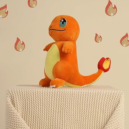 TA Mirada Pokémon Charmander Soft Plush Toy – 23cm | Official Licensed Cute Stuffed Animal | Super Soft & Comfortable Plush Character for Kids, Boys & Girls | Ideal Gift for Birthday & Festivals