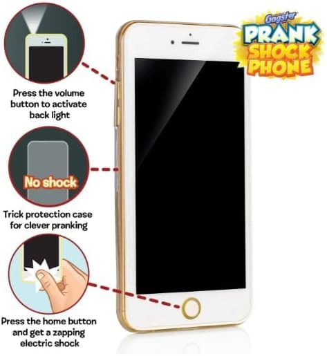 TA Electric Shocking Prank Toy – Funny Shock Gag for April Fool, Magic Trick Joke Toy, Novelty Gift for Friends, Party Trick Toy for Kids & Adults (Fake Phone)