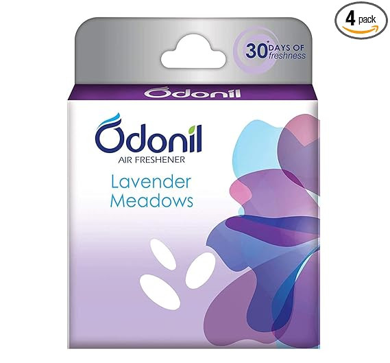 TA Odonil Air Freshener Lavender Meadows - 50g (Pack of 4)