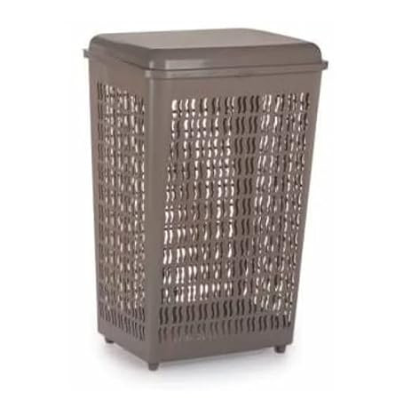 TA Aristo Major Laundry Basket/Laundry Bag for Multipurpose use Basket - 54 Litre, Color May Vary, (41 x 32 x 62 CM)