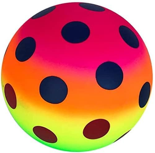 Rubber Premium Inflatable Ball Beach Swimming Pool Floating Softball Combo Pcs (1),Multicolor