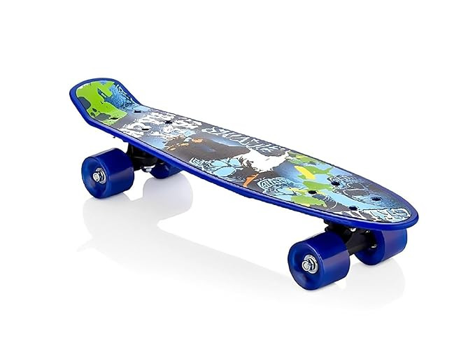 Multi-Pattern Mini Cruiser Skateboard – 21.5" x 5.5" Portable Penny Board for Beginners & Pros – Lightweight Wooden Skateboard with Maple Deck & Alloy Trucks – Perfect for Kids, Teens & Adults