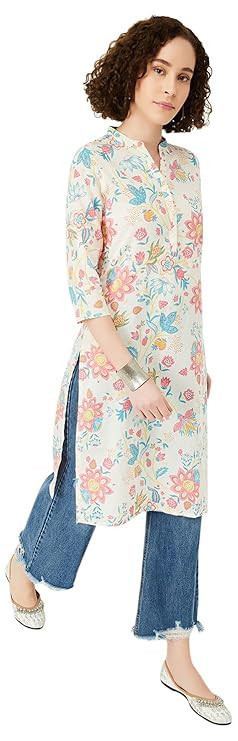 Women's Cotton Regular Fit Casual Kurta