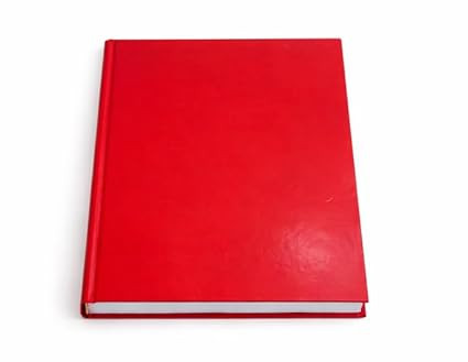 Yellow Pages Hard Cover Notebook – Premium Red Cover Diary with Plain Yellow Pages | Journal for Manifestation, Affirmations, Writing, Business Notes & Personal Diary | Compact Notebook