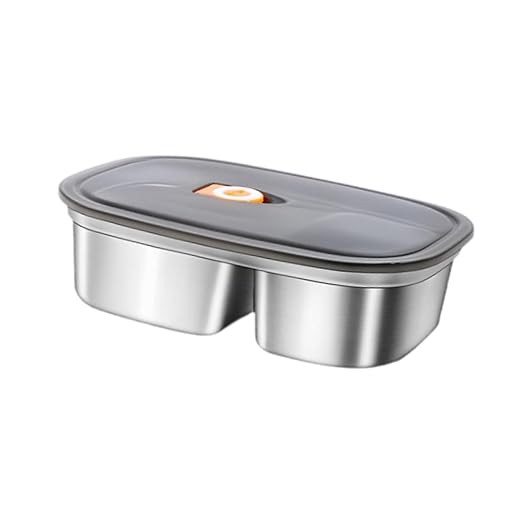 Premium Metal Reusable Lunch Box with Compartments for Kids & Adults | Leakproof Stainless Steel Bento Lunch Container for School, Work, Travel, and Outdoor Meals | Food Storage Box