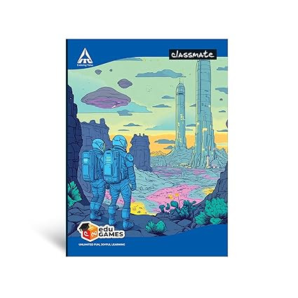 Classmate Long Notebook - 140 Pages, Single Line, 297mm x 210mm (Pack of 12)