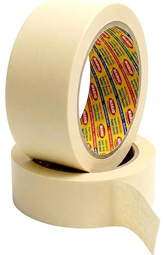 Mario Masking Tape - 20 Meter Length, 48mm Width - DIY Art & Craft, Easy Tear Tape, Best for Carpenter, Labelling, Painting and leaves no residue after a peel. 2 Rolls Per Pack