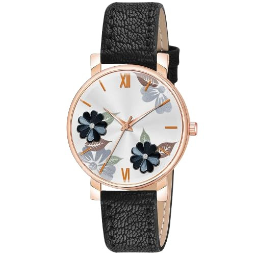 Beautiful Women's Floral Wrist Watch with Durable Construction, Comfortable Fit and Reliable Quartz Timekeeping