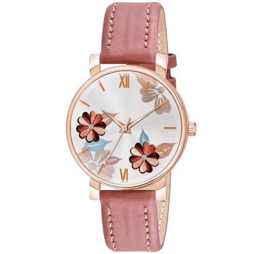 Beautiful Women's Floral Wrist Watch with Durable Construction, Comfortable Fit and Reliable Quartz Timekeeping