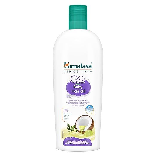 Himalaya Baby Hair Oil with Amla, Sesame & Coconut oil – 200ml | No.1 Doctor Prescribed