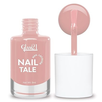 Glam21 Nail Tale Nail Polish | Glossy Gel Finish | Rich Pigmentation | Chip Free | Quick Drying Formula | Long Lasting Nail Polish for Women | 9ml | Shade-19