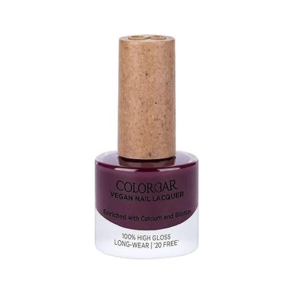 Colorbar Vegan Nail Lacquer - Merry Berry, 8ml