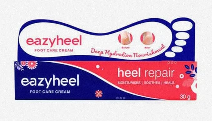 Heel Repair Foot Care Crack Cream, Deep Hydration Nourishment, Moisturises, Soothes and Heals, 30 g
