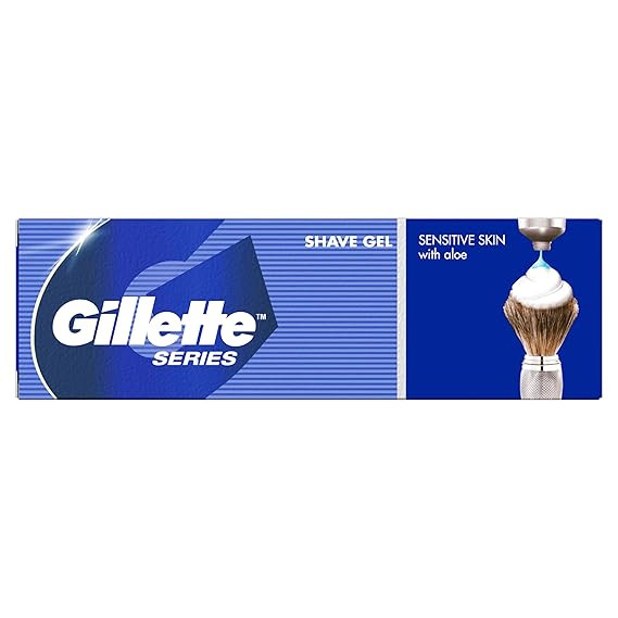 Gillette Sensitive Pre Shave Gel Tube - 60 g