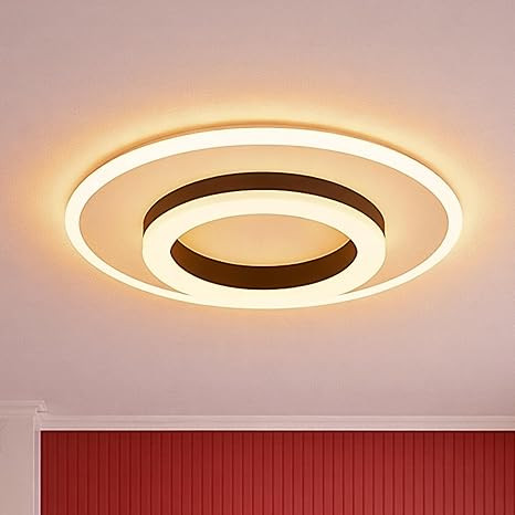 50W LED Ceiling Surface Light | 3-in-1 Colour Modes (Warm/Cool/Natural) | Bright Decorative Panel Light for Bedroom, Living Room, Kitchen, Hall & Office (Round)