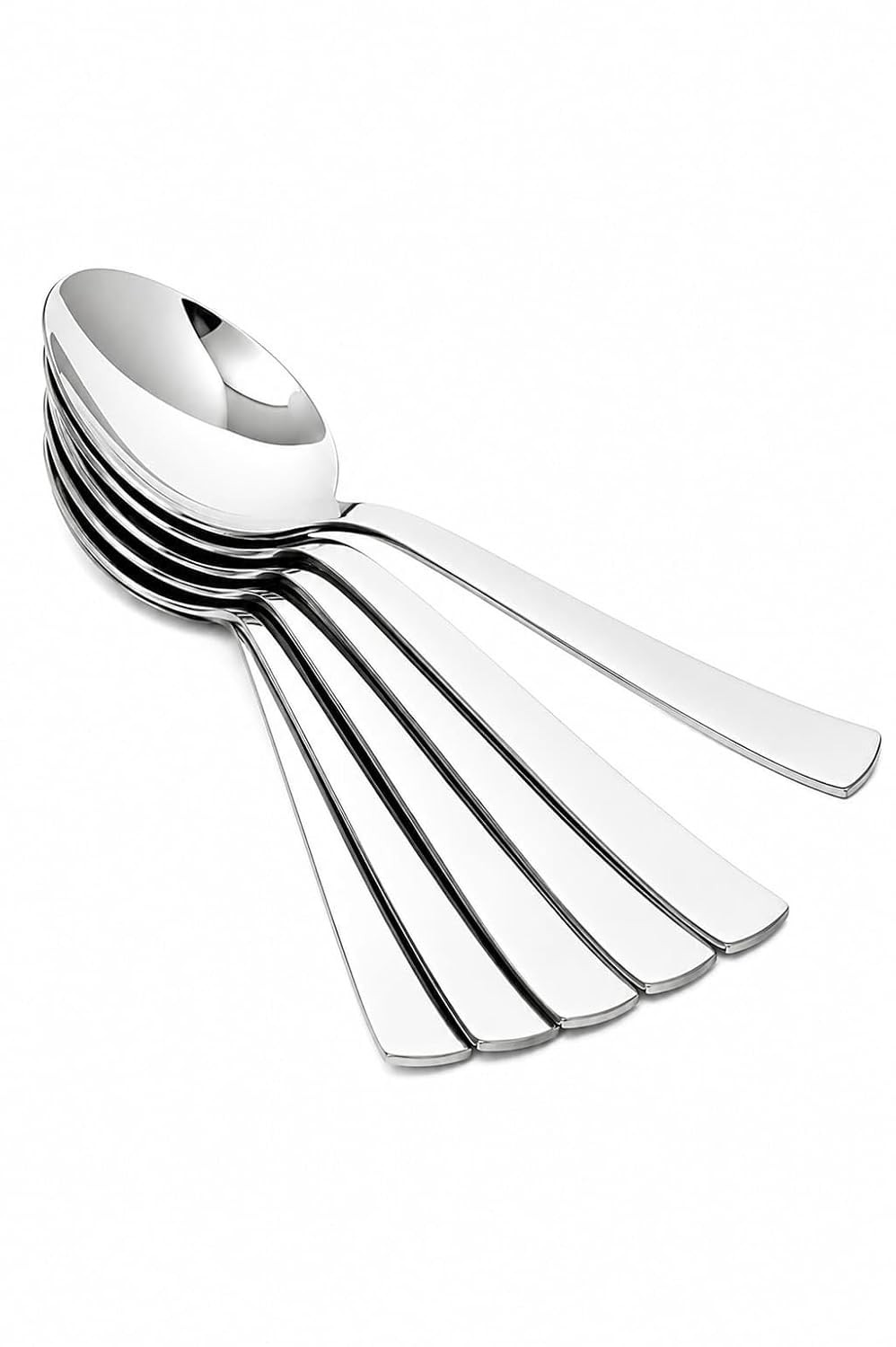 Lyon Premium 6 Pcs Stainless Steel Spoon Set – Durable Kitchen Cutlery for Dining, Serving & Tableware