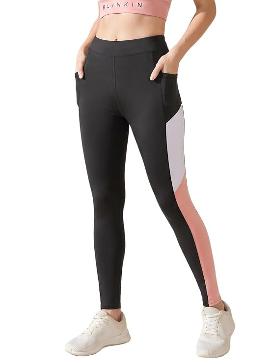 Stretchable Gym Pants for Women Workout : The Ultimate Yoga Pants for Women's | Gym Track Pants for Woman with Side Pockets(1671)