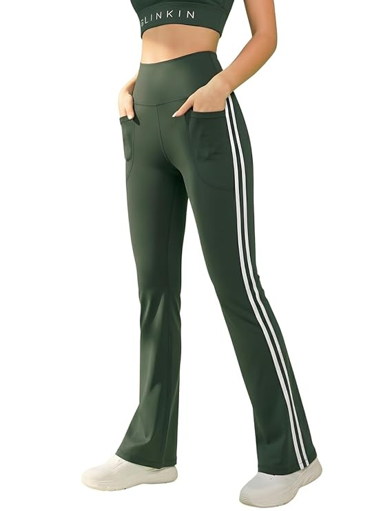 Gym Pants for Women's Workout - The Ultimate Yoga Pants | Workout Lowers | Gym Track Pants for Women with Side Pockets (5430)