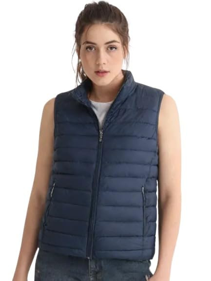 Navy CutSleeve Winter Women Jacket,Winter Jacket,Women Jacket,Sleeve Less Jacket,Women Casual Jacket,Winter Jacket,Regular Wear Winter Women Jacket,Jacket09.