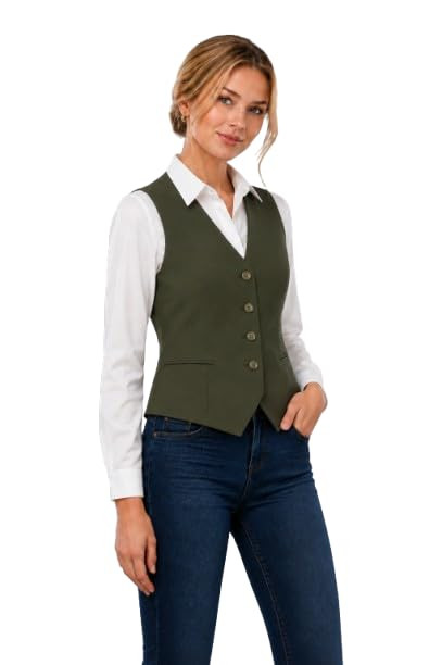 Women's Sleeveless Waistcoat || Office/Casual/Party Wear || High Fashion, Fully Lined Sleeveless Outerwear