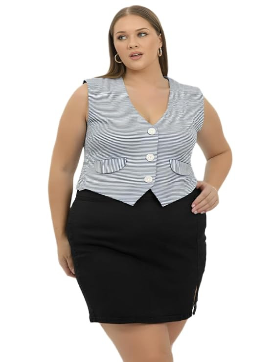 Striped WaistCoat,Formal WaistCoat,WiastCoat For Women 02.