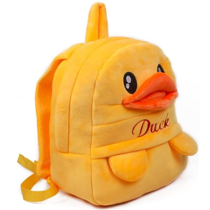 Kids Velvet School Bag Plush Backpack Baby Girl Preschool Bags Ideal for Baby Boy & Girl Picnic Bags (2-5 Years)