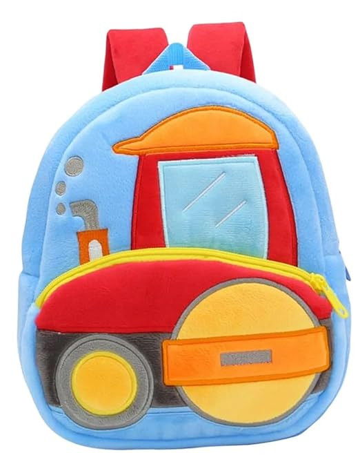 Kids Velvet School Bag Plush Backpack Baby Girl Preschool Bags Ideal for Baby Boy & Girl Picnic Bags (2-5 Years)