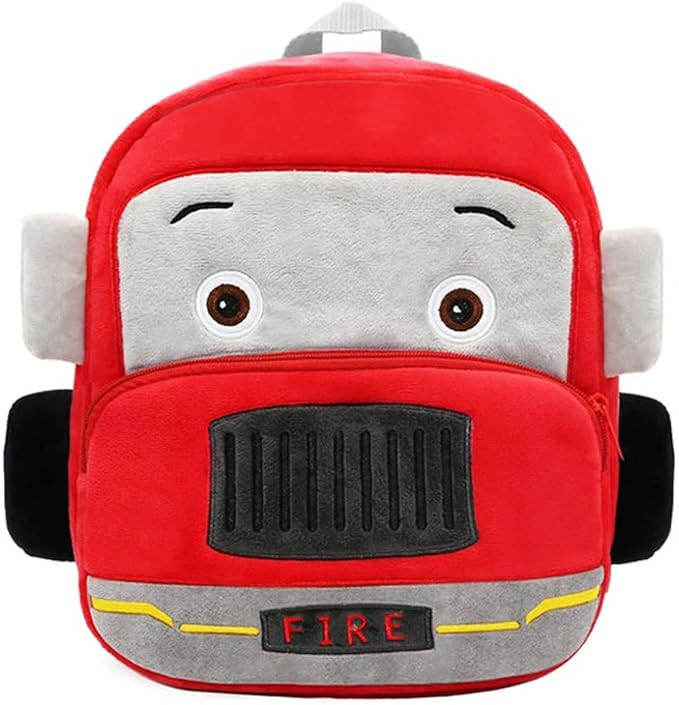 Kids Velvet School Bag Plush Backpack Baby Girl Preschool Bags Ideal for Baby Boy & Girl Picnic Bags (2-5 Years)
