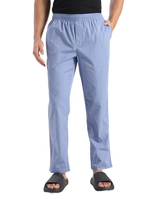 Jockey RM09 Men Super Combed Cotton Relaxed Fit Pyjama with Side Pockets