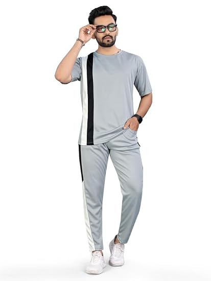 Men’s Night Suit Set – Comfortable T-Shirt-Track PantDream BLUE B1_P2